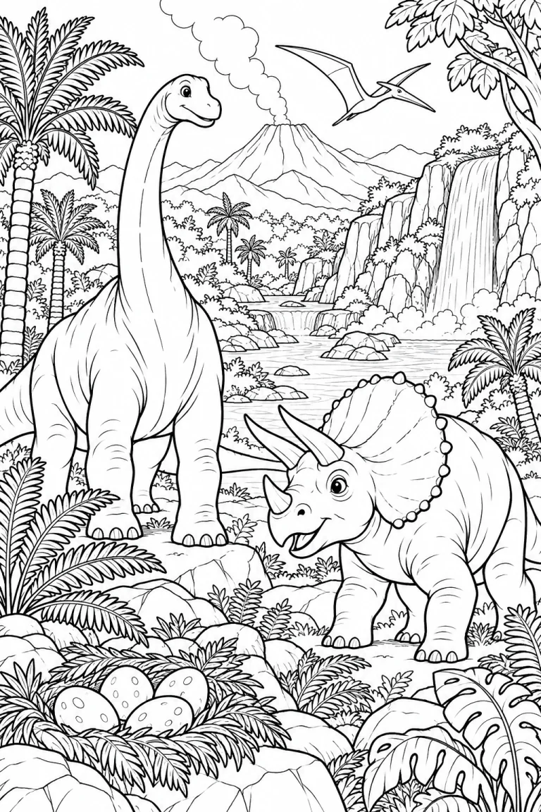 A prehistoric paradise