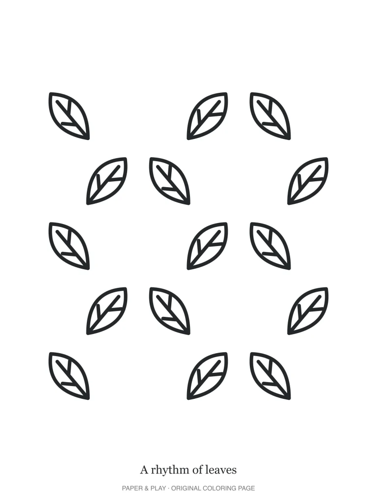 A rhythm of leaves