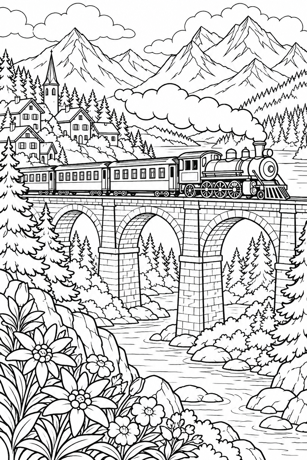 The mountain railway