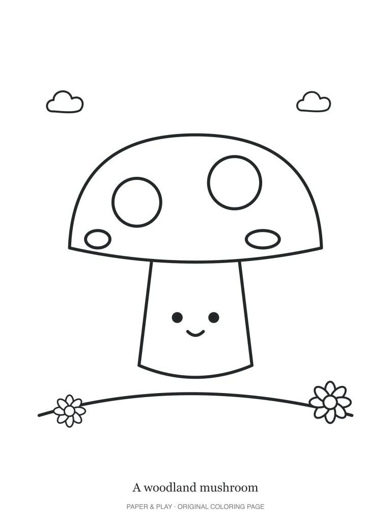 A woodland mushroom