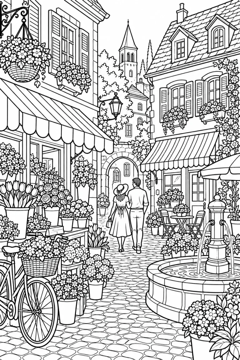 A happy little town