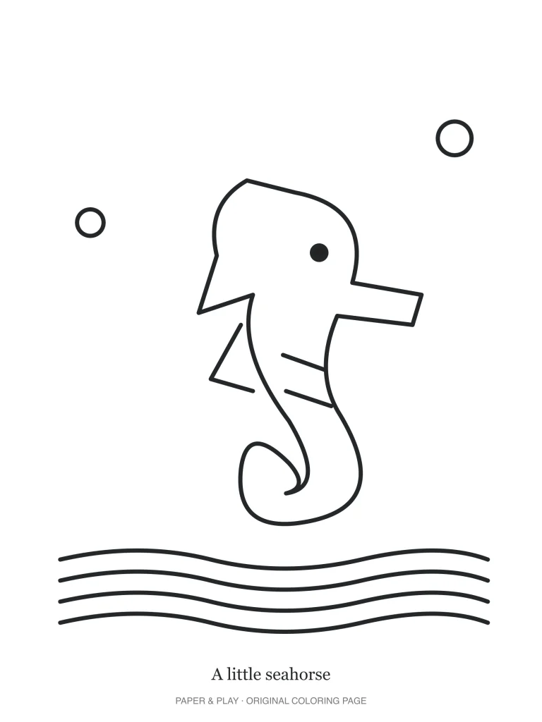 A little seahorse