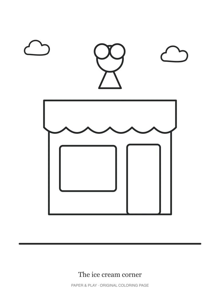 The ice cream corner