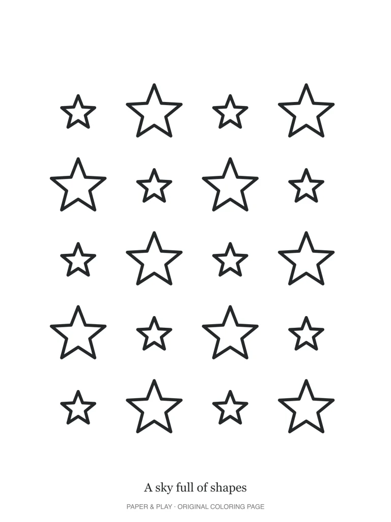 A sky full of shapes