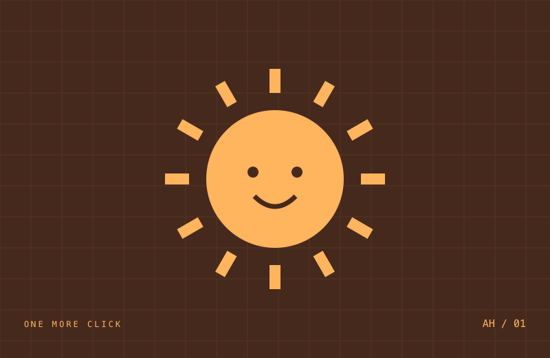 Pocket Sun, our original sunshine clicker